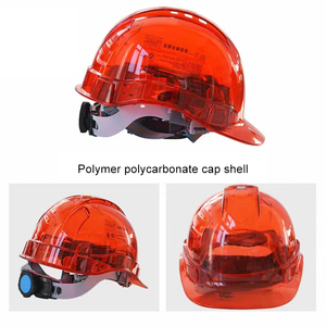 HBC Protección <span class=keywords><strong>de</strong></span> la cabeza Trabajo industrial Ingeniería <span class=keywords><strong>Casco</strong></span> duro <span class=keywords><strong>transparente</strong></span> Construcción <span class=keywords><strong>Casco</strong></span> <span class=keywords><strong>de</strong></span> seguridad con correa para la barbilla - Product Image 4