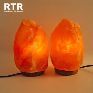批发喜马拉雅盐水晶灯天然晶体结构和独特图案改善空气质量和呼吸健康