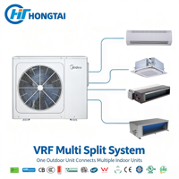 Unité extérieure à décharge latérale Midea V8 Mini, pompe à chaleur à inverter 3-8 R32