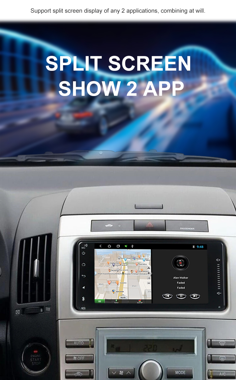 7 inch for Toyota Universal 2000-2020 Car DVD Player Android auto GPS Multimedia Radio