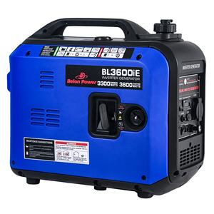 230/120V 50/60HZ变频发电机发动机启动3.6kw汽油便携式发电机BL3600iE手动/电动启动发电机 - Product Image 1