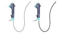 Caméra endoscopique flexible à usage unique pour diagnostic vétérinaire et injection, gastroscope portable pour chiens