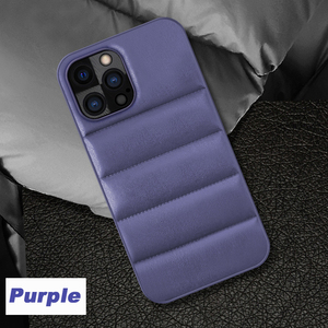 Fundas de teléfono personalizadas TPU Down Jacket <span class=keywords><strong>Puffer</strong></span> para iPhone 11 13 14 15 16 17 Pro Max - Product Image 4