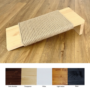 ODM OEM, grattoir pour chat moderne et élégant, bois d'épicéa robuste, sol en sisal, meubles de jeu pour chat, cadeau pour animaux de compagnie, jouets de mouvement interactifs - Product Image 6