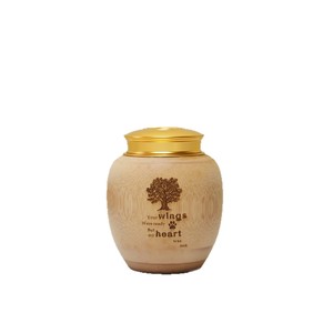 Bamboo Pet <b>Urn</b> Teardrop Shape Airtight Moisture Proof For <b>Cats</b> Dogs Hamsters Rabbits Memorial Storage - Product Image 5