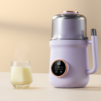 Robot culinaire multifonctionnel 800 ml, mixeur à soupe, blender multifonctionnel, machine polyvalente pour bébé, appareil portable pour faire du lait de soja aux fruits