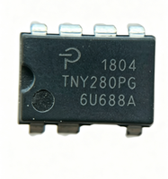 Composant électronique de gestion de l'alimentation (PMIC) TNY280PG 8 DIP, 7 fils, neuf