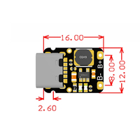 Module de charge et de décharge Type-C 5V, carte d'alimentation boost pour batterie lithium 18650 3.7V 4.2V
