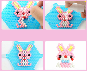 Kit di Perline ad Acqua 24 Colori 3000 Perline, Kit di Ricarica Compatibile con Perline Adesive Magiche ad Acqua per Arte e Giocattoli per Bambini - Product Image 3