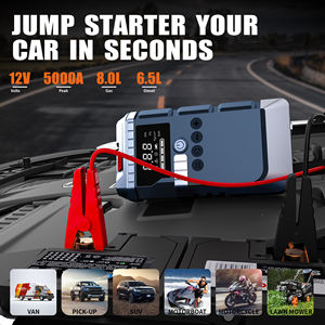 Портативное пусковое устройство OEM/ODM 4-в-1, 1000А, 12В, с быстрой зарядкой, LED-фонарем, защитой от искр, цифровым дисплеем, насосом для подкачки шин 150PSI, для экстренных ситуаций - Product Image 2