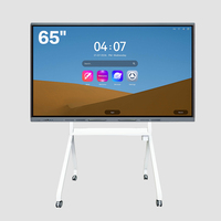 Kit d'accessoires pour tableau interactif de classe de 65 pouces, écran tactile intelligent avec caméra pour enfants, idéal pour l'éducation et les réunions