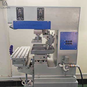 2 컬러 패드 인쇄 기계 스케일 자 Faience 라운드 트레이 빠른 전기 빅 사이즈 7 인치 잉크 트레이 패드 프린터 8 인치 - Product Image 6