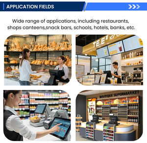 Sistema POS Todo en Uno con Pantalla Táctil de 15.6+11.6 Pulgadas, Windows 10, Intel I5/I7, Garantía de <span class=keywords><strong>3</strong></span> Años, Wi-Fi 6, Bluetooth 5.2, Impresora Integrada - Product Image 4