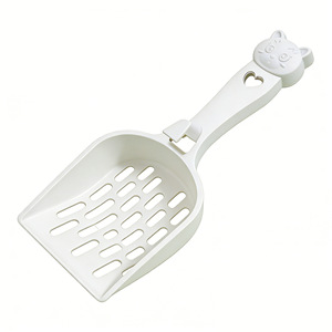 Pelle à litière pour chat, pelle à litière pour chat en plastique monobloc, outil pour ramasser les excréments de chat, fournitures pour animaux de compagnie, pelle pour chat. - Product Image 1