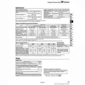 Unidad de vacío industrial compacta SMC Pneumatics, modelo - Product Image 1