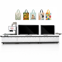 Impresora Profesional de Bolsas No Tejidas BNM WFBD01, Sistema de Impresión de Alta Velocidad CMYK para Bolsas Reutilizables, Certificación CE ISO, Exportación