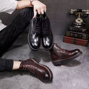 Chaussures Derby classiques pour hommes en cuir pleine fleur - Imperméables, respirantes, confortables, chaussures de cérémonie, de mariage, de cérémonie officielle - Product Image 4