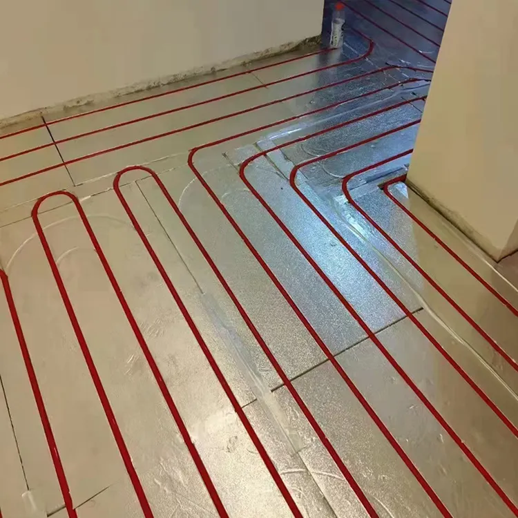 床暖房板の下の放射床暖房パネルxpsアルミニウム積層床暖房断熱板