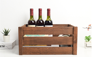 Scatola portaoggetti in legno massello su misura, stile retrò, con intagli, per l'organizzazione domestica e la conservazione degli oggetti. - Product Image 5