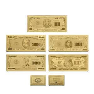 Billetes <span class=keywords><strong>de</strong></span> Banco Coleccionables No Monetarios al por Mayor, Billetes Americanos <span class=keywords><strong>de</strong></span> Banco <span class=keywords><strong>de</strong></span> Oro <span class=keywords><strong>de</strong></span> 24k - Product Image 5