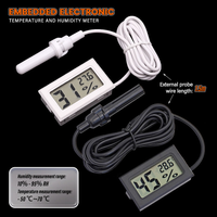 Termometer Digital Higrometer Hewan Sensor Hygrothermograph untuk Peternakan Lebah dan Kolam Ikan