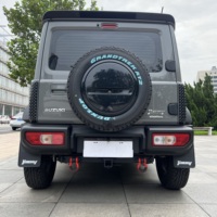 Garde-boue universels Jimny en plastique noir TPE, trou de montage d'origine, protection contre les éclaboussures du véhicule
