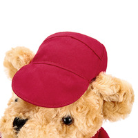 Muñeco de oso Animal para niños, juguete de peluche con ropa, muñeco con sombrero, bonito Oso de coche, regalo al por mayor
