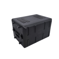 Porte-bagages coulissante en plastique PE personnalisé 19 pouces 260/390mm 2U 3U 4U 6U Flight Case antichoc Flight Case Rack Mount Drawers