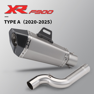Pour F900R F900XR <span class=keywords><strong>F</strong></span> <span class=keywords><strong>900</strong></span> R <span class=keywords><strong>XR</strong></span> 2020-2025 Tube à enfiler systèmes d'échappement de moto modifier 51mm Interface mi lien tuyau - Product Image 3
