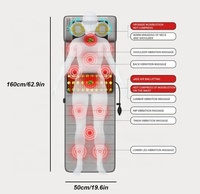 Tapis de Massage électrique pliable pour tout le corps, soulage la douleur du cou, du dos, des lombaires et des jambes