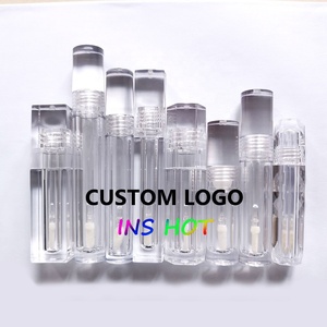 Tube en plastique pour baume à lèvres, logo personnalisé, blanc, rose, violet, rond, vide, vente en gros, Tubes à brillant à lèvres, 7ml - Product Image 2