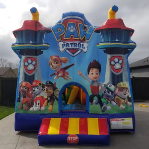 Gia đình sử dụng thương mại người lớn trẻ em <span class=keywords><strong>Inflatable</strong></span> Bounce House <span class=keywords><strong>Inflatable</strong></span> màu xanh cầu vồng <span class=keywords><strong>Bouncer</strong></span> Dog <span class=keywords><strong>Inflatable</strong></span> <span class=keywords><strong>Bouncer</strong></span> - Product Image 1