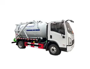 Hochwertige kunden spezifische 4x2 4-8m3 cbm Vakuum tank Abwasser Saug wagen Preis