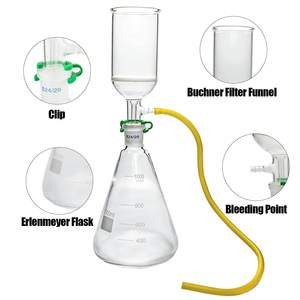 Vidro borosilicate funil para filtração a vácuo do laboratório vidro aparelho de distilação - Product Image 2