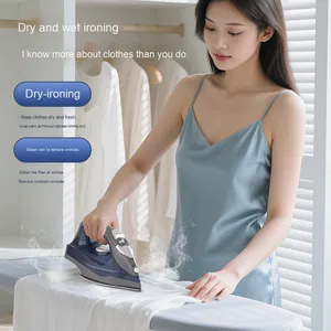 Máy là hơi nước cầm tay nhỏ gọn, dùng điện, mâm nhiệt gốm, dùng cho quần áo, thư pháp, là kiểu cũ - Product Image 2