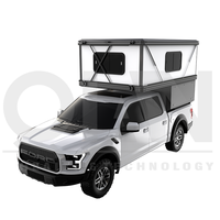 Camper Qian TP07W, design personnalisé, léger, quatre saisons, avec parois rigides, pour pick-up Tundra Tacoma