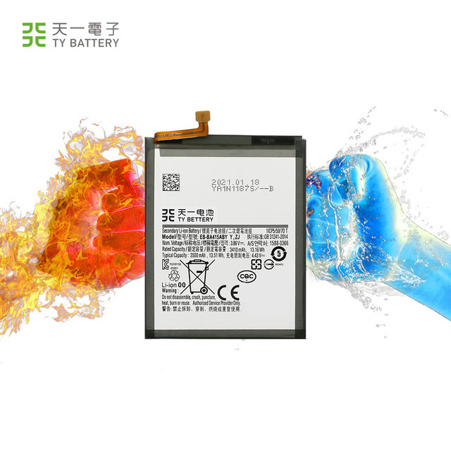 Replacement Secondary Li-ion Battery EB-BA415ABY for for A41 A415F 3410mAh 3.86V Rechargeable Silver in Stock