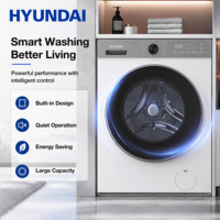 HYUNDAI Washing Machine 12kg Fully Automatic Washer Front Load 1400rpm with Quick 15min Program Household Laundry Appliance