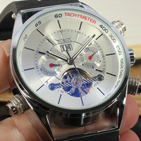 Jaragar – montre automatique à remontage automatique pour hommes, nouveau Design, Tourbillon, squelette, Date, semaine, mois, luxe, mécanique, 448