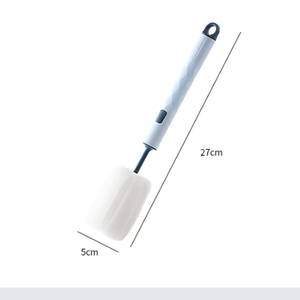 Brosse <span class=keywords><strong>de</strong></span> nettoyage créative détachable en plastique éponge Long manche pour tasse salle <span class=keywords><strong>de</strong></span> bain biberon en PP Design Style main - Product Image 2