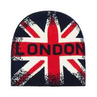 Bonnet tricoté unisexe de haute qualité avec drapeau Union Jack britannique, prix d'usine, vente en gros, mode hiver, chaud et tendance