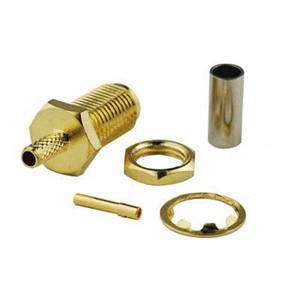 ขั้วต่อสายโคแอ็กเชียล RF แบบ SMA-C-KY1.5-แจ็คตัวเมียแบบจีบพร้อมซ็อกเก็ตสำหรับ H214สาย RG316/RG174 - Product Image 1