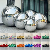 Ballons sphériques miroir gonflables en PVC de taille personnalisée pour événements, fêtes, scènes, clubs, boutiques, décoration, publicité