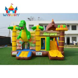 Inflable Dino Park Jurásico Castillos hinchables Dinosaurio-Temática Inflable Diversión Comercial Jumper Combo <span class=keywords><strong>para</strong></span> niños, <span class=keywords><strong>Alquiler</strong></span> comercial - Product Image 1