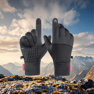Gants de fitness d'hiver à écran tactile pour la course à pied, le cyclisme et le travail-Motif thermique antidérapant coupe-vent pour les scènes d'extérieur - Product Image 5