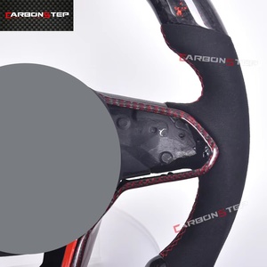 Volante in Fibra di Carbonio Personalizzato con Rivestimento in Pelle per Volkswagen VW <span class=keywords><strong>Golf</strong></span> <span class=keywords><strong>8</strong></span> GTI R Line MK8 <span class=keywords><strong>Accessori</strong></span> Auto - Product Image 5