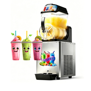 Commercial 110V 220V <b>Slushie</b> <b>Machine</b> New Large Capacity 3*12L Double Tanks Frozen Drinks Ice Beverage Dispenser - Product Image 3