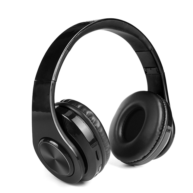 Headband Customize LOGO Brand Bluetooth Headphones Noise Cancelling Music Sports Headset Over Ear With Mic for Gym