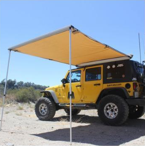 Tente de toit de voiture d'<span class=keywords><strong>occasion</strong></span>, double couche, quatre saisons, auvent latéral 1,6x2,5m 420D, ouverture rapide automatique, équipement de <span class=keywords><strong>camping</strong></span> 4x4 - Product Image 6