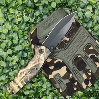 Couteau de survie durable pour la chasse et les situations d'urgence, lame en acier inoxydable, manche en aluminium, personnalisable, OEM, pour la survie en jungle et les aventures